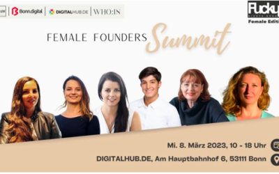 8. März – Weltfrauentag: ASK-A-WOMAN.COM initiiert in Bonn den FEMALE FOUNDERS SUMMIT mit dem Digital Hub
