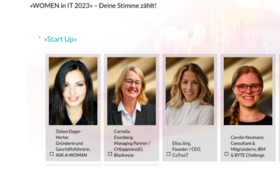 Voting für WOMEN IN IT gestartet – Özlem Doger-Herter nominiert in der Kategorie Startups